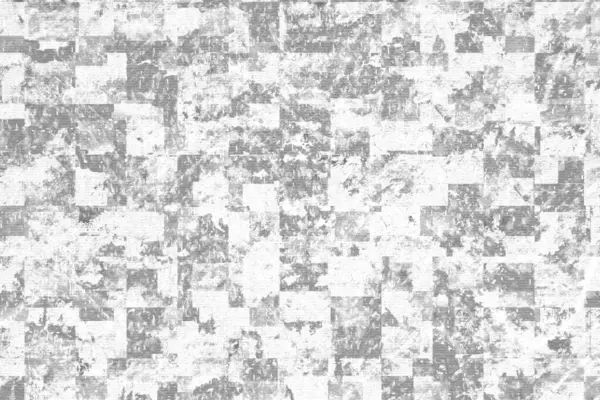 Grunge Fehér Fekete Mozaik Grunge Textúra Háttér — Stock Fotó