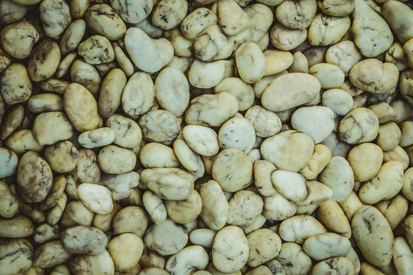 White Pebbles River Stone Vintage Filter Effect Background — Stock Photo, Image