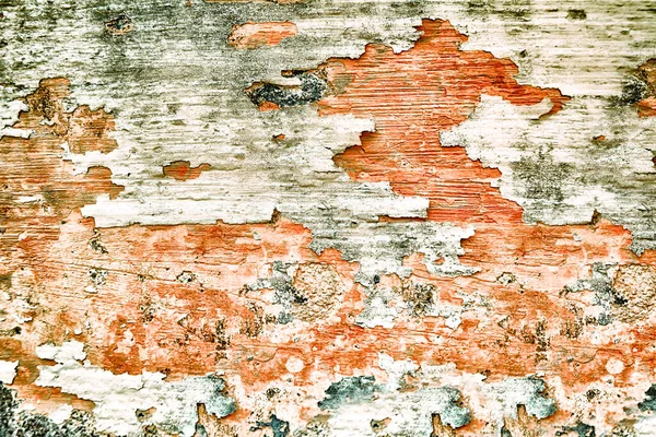 Old Vintage Grunge Braun Orange Und Grau Betonwand Kunst Beunruhigt — Stockfoto