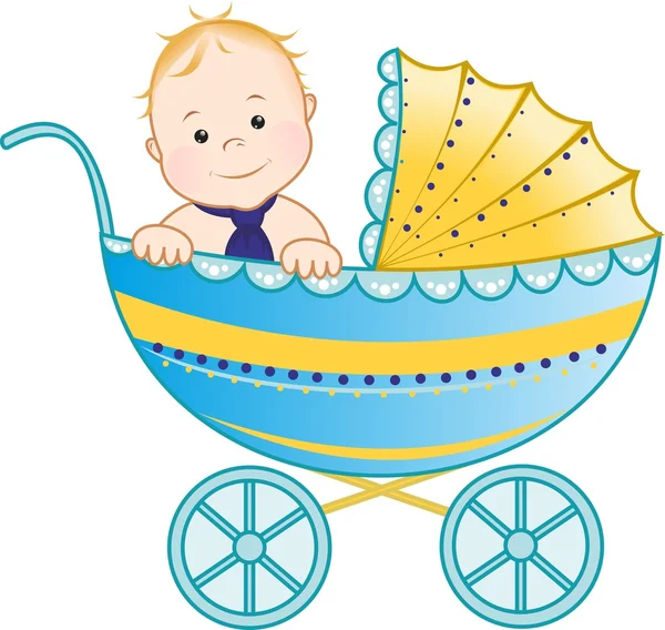 Bebek arabasındaki bebek