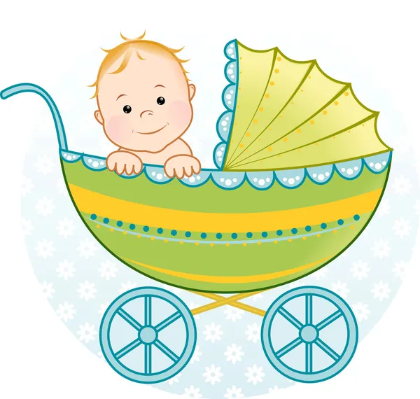 Bebek arabasındaki bebek