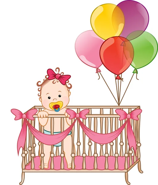 çocuklar beşik içinde