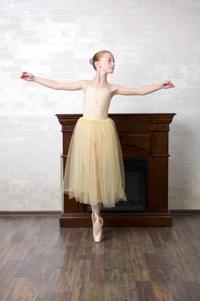Studioporträt einer attraktiven jungen Ballerina — Stockfoto
