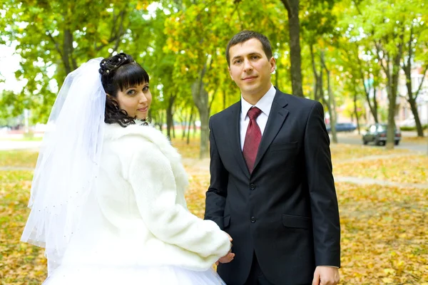 新婚夫妇 — 图库照片