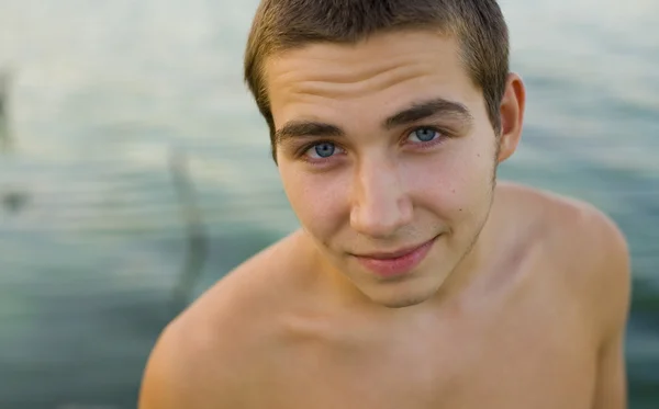 Portrait of young man close up — Stock Photo, Image