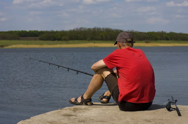 Verão de pesca — Fotografia de Stock