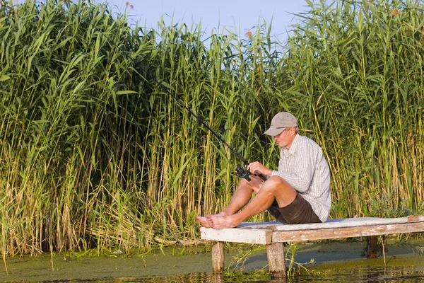 Zomer visserij — Stockfoto