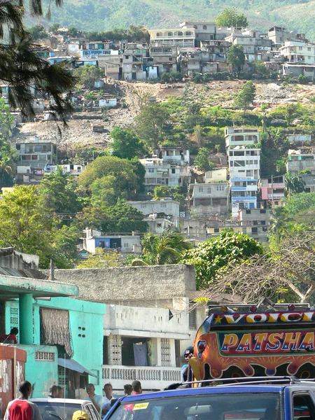 Haiti hillside — Stock Photo, Image