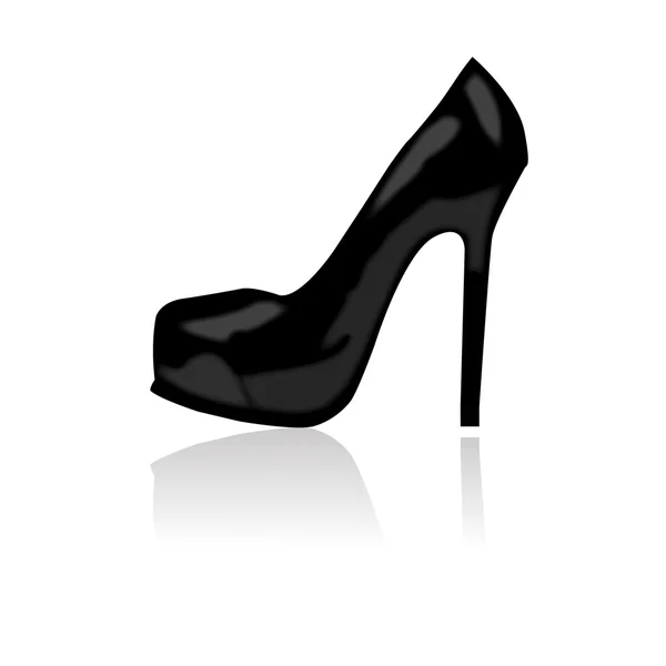 Γυναίκα υψηλό τακούνι παπούτσι — Διανυσματικό Αρχείο