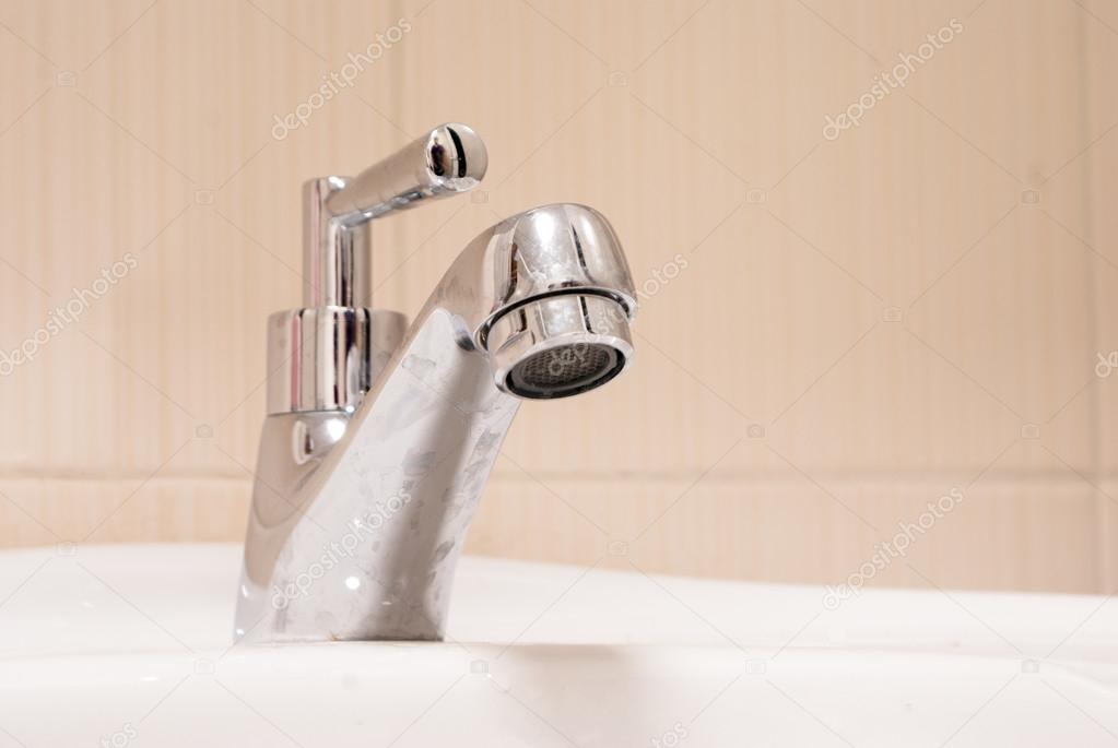 One chrome faucet