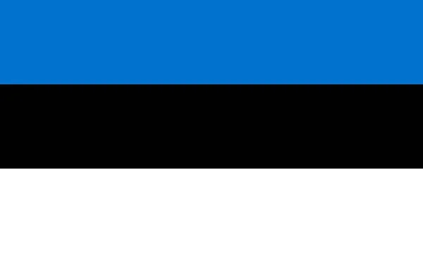 Flag of Estonia national Europe emblem. Abstract design element Symbol icon vector sign Illustration — стоковый вектор