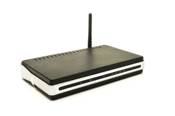 Isolated wireless router — Stock Photo, Image