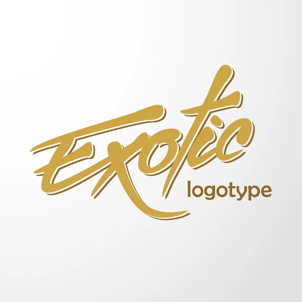 Vector - Exotic logotype — Stock Vector