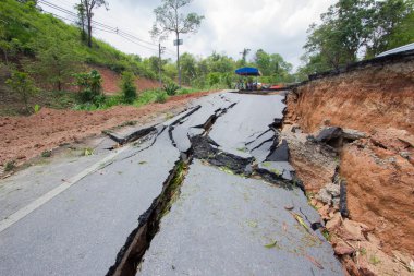 deprem: chiang rai, Tayland'ın kırık yoldan
