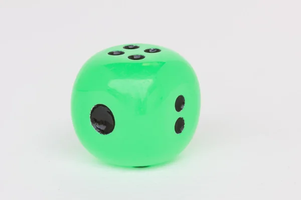 Groene ronde dobbelstenen — Stockfoto