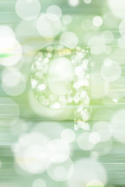 Green bokeh english alphabet background, blured — Stock Photo, Image