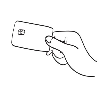 beyaz arkaplana izole edilmiş çizilmiş çizgili resim çizimi el kartı çizimi