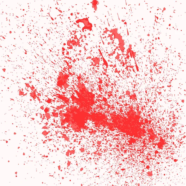 Red Blood Spatter Background Vector Illustration — Stock Vector