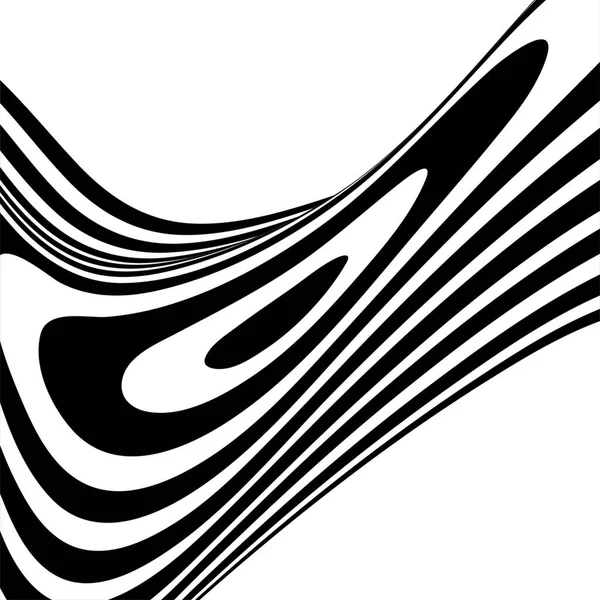 Siyah ve beyaz renkli çizgi desenli arka plan. Çizgili tekrarlayan doku. Vektör illüstrasyonu — Stok Vektör