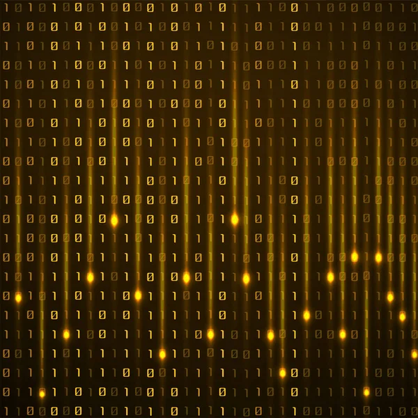 İkili kodlu teknoloji arkaplanı, matris arkaplanı, vektör illüstrasyonu 10 birim