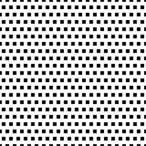 Безшовний візерунок тла з квадратами. Сучасна чорно-біла текстура. Геометричний фон — стоковий вектор