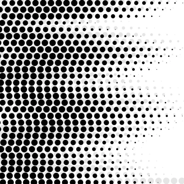 Halftone pattern. Black and white background. Vector illustration — Stock Vector