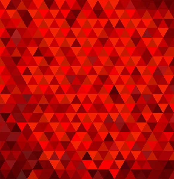 Abstrakter geometrischer Hintergrund mit roten Dreiecken. Geometrische Textur. Vektorillustration. Eps 10 — Stockvektor