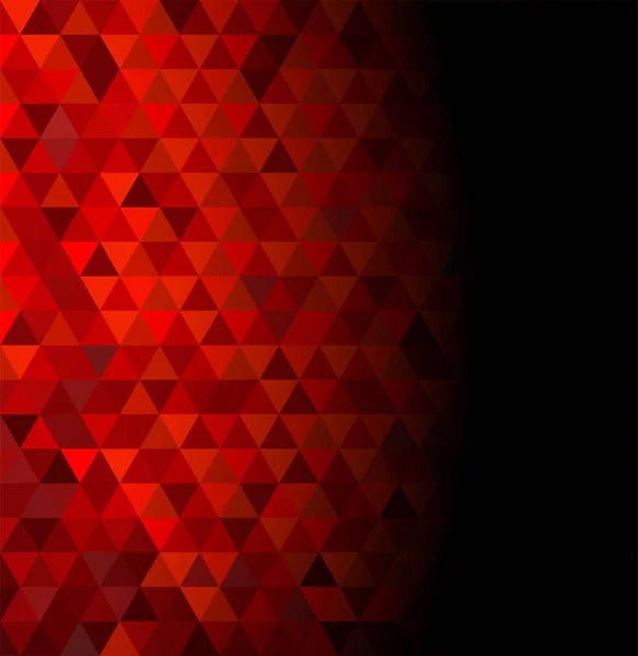 Abstract geometric background with red triangles. Geometric texture. Vector illustration. Eps 10 — Vector de stock