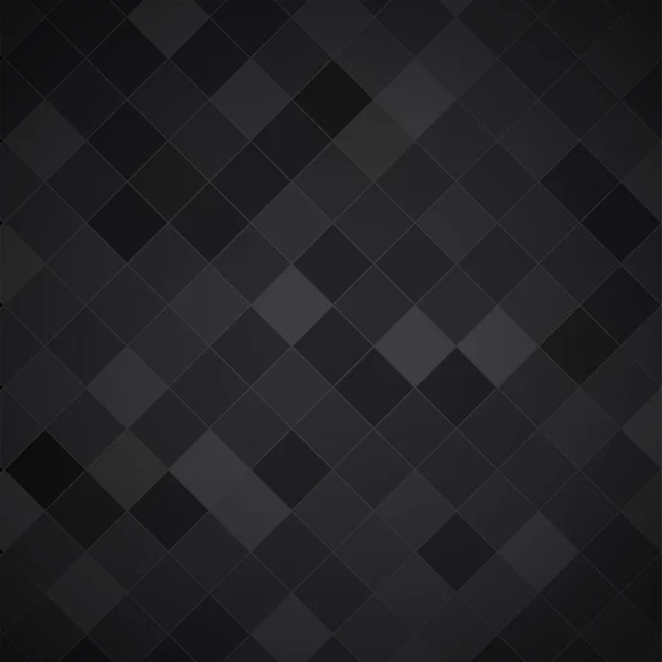 Αφηρημένο Μαύρο Φόντο Τετράγωνα Διανυσματική Απεικόνιση — Διανυσματικό Αρχείο