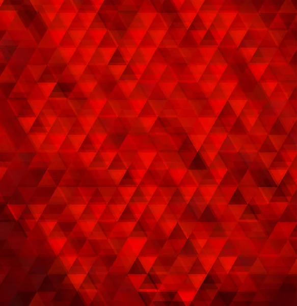 Fond Géométrique Abstrait Avec Triangles Rouges Texture Géométrique Illustration Vectorielle — Image vectorielle