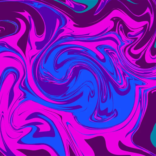 Spirales Futuristes Abstraites Ondes Colorées Fond Multicolore Lumineux — Image vectorielle