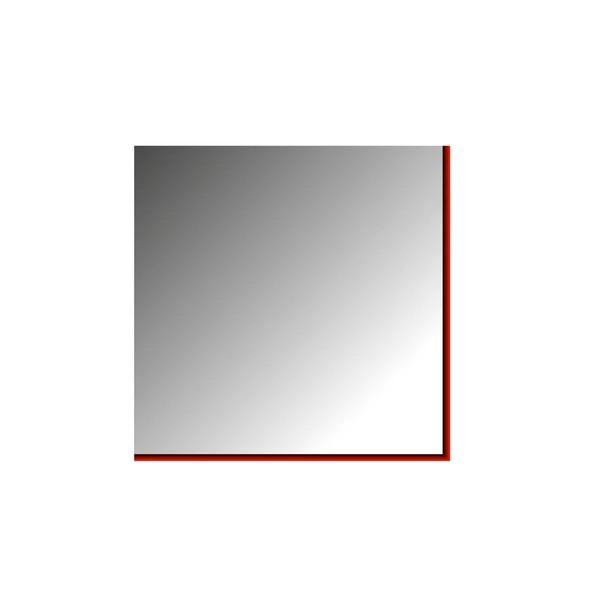 Abstract Square Isolated White Background — Stok Vektör