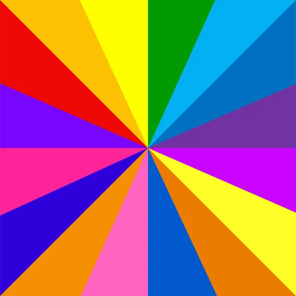 Colorful Background Triangles Your Design All Colors Rainbow Vector Illustration — 스톡 벡터