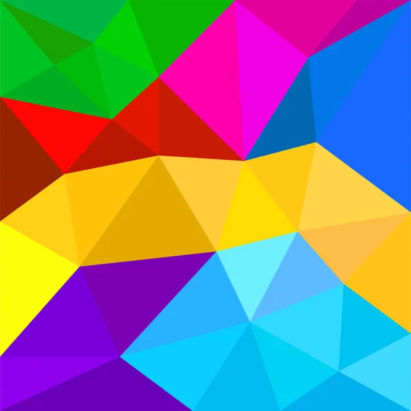 Abstract Colorful Geometric Background Triangles Vector Illustrator — Stockvektor