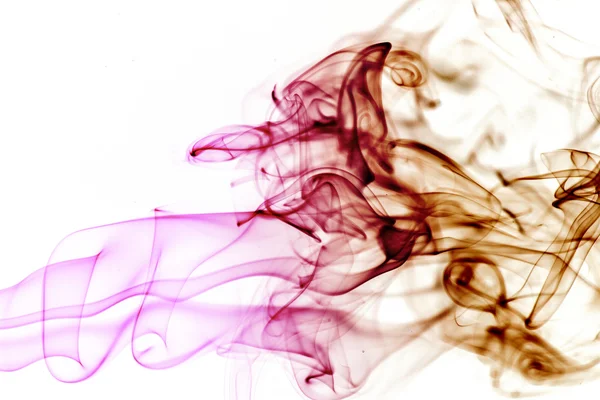 Purple and brown smoke — Stock Photo, Image