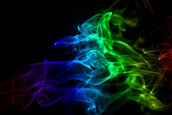 Mystic smoke form — Stock Photo, Image