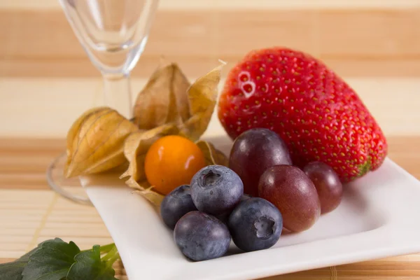 Gezond ontbijt dessert — Stockfoto