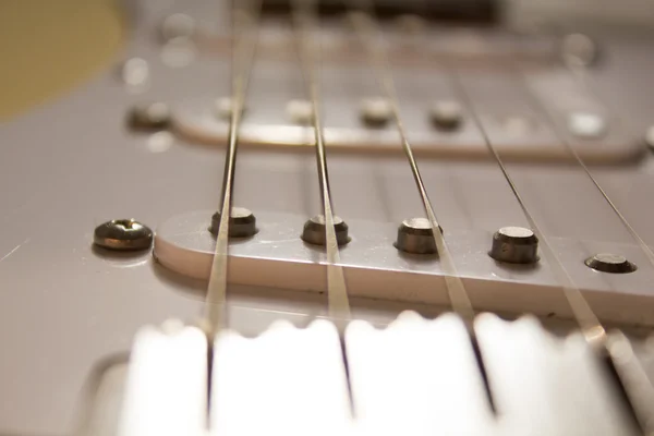 Close up of the pickups of a strat — Stock Photo, Image