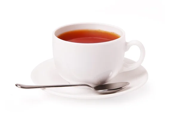 Taza blanca de té — Foto de Stock