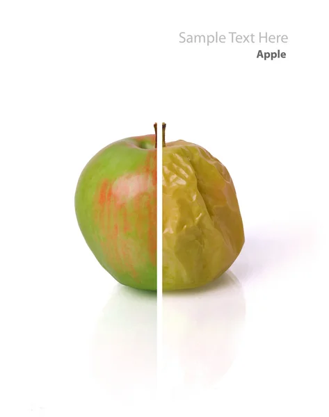 Partes de manzana — Foto de Stock