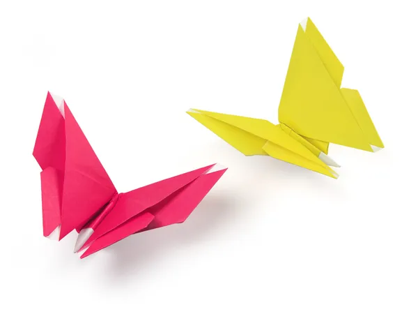 Origami-Schmetterlinge — Stockfoto