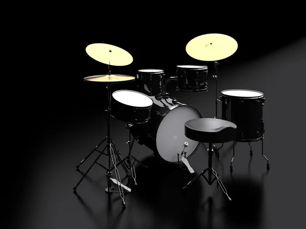 Kit de tambor 3d — Foto de Stock