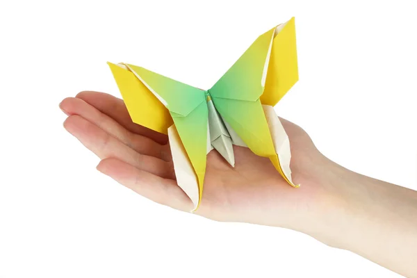 Origami fjäril — Stockfoto