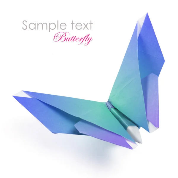 Origami butterfly — Stock Photo, Image