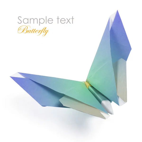 Origami butterfly — Stock Photo, Image