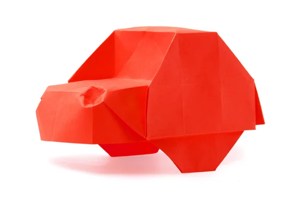 Origami bil — Stockfoto