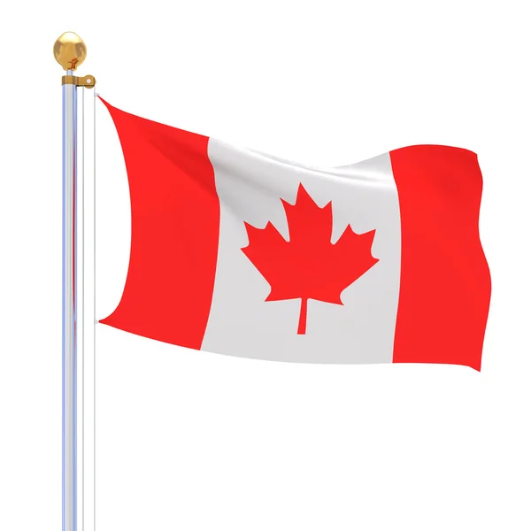 Canada flag 3d — Stock Photo, Image