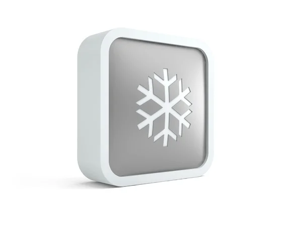 3d copo de nieve icono —  Fotos de Stock