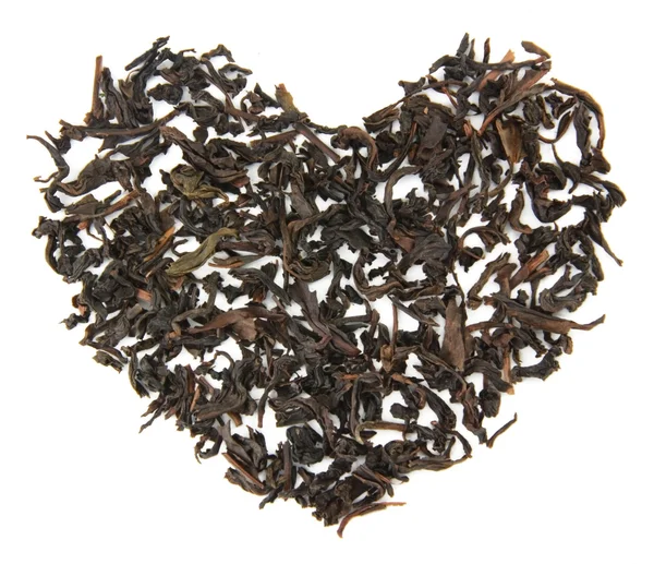 Tea brew heart — Stock Photo, Image