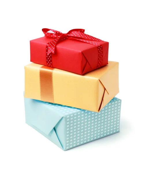 Grupo de cajas de regalo — Foto de Stock